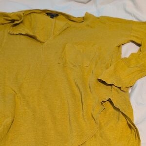 Banana Republic Mustard Yellow Top